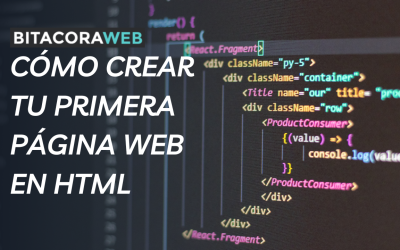 Cómo Crear tu Primera Página Web en HTML desde 0